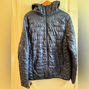 Patagonia Nano Puff Hoodie-Navy-XL